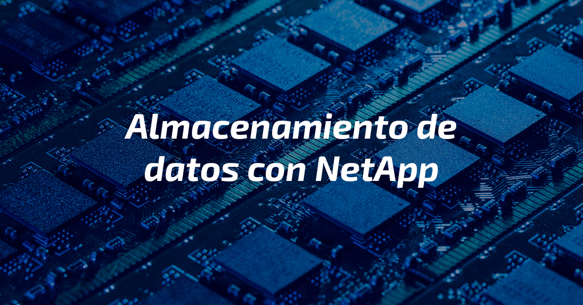 Almacenamiento de datos con NetApp